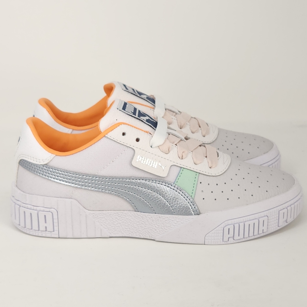 NWT - Puma Cali Bold Clear Women's, Size 7, Puma White/Clear, Style - 374161 01